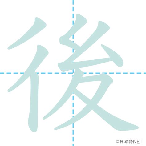 右後 読み方|【JLPT N5漢字】「後」の意味・読み方・書き順